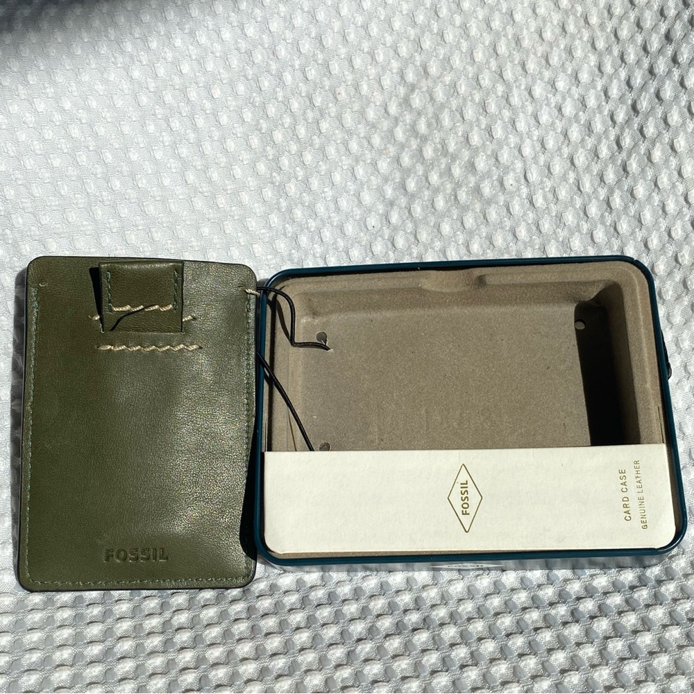 Fossil Westover Card Holders Deep Olive